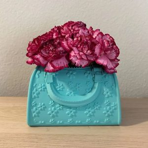 3D Printed Purse Vase, Flower Vase, Handbag Planter, Purse Flower Vase, Flower Pot Home Decoration