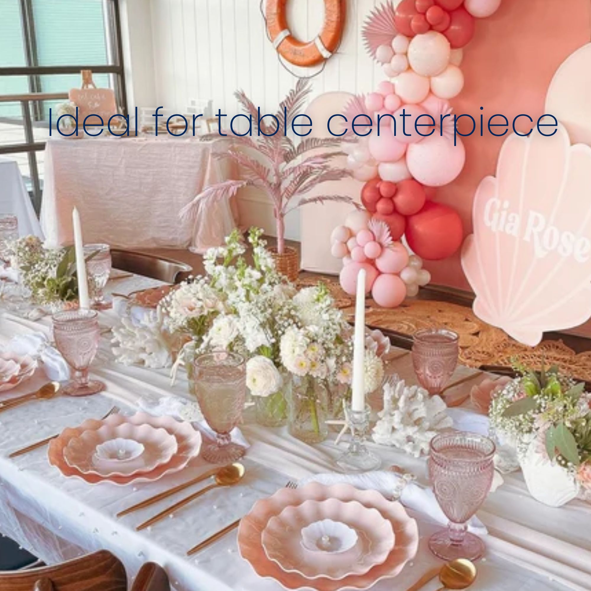 Elegant Centerpiece Shell Vase – Stunning Beach - Inspired Décor - Image 8