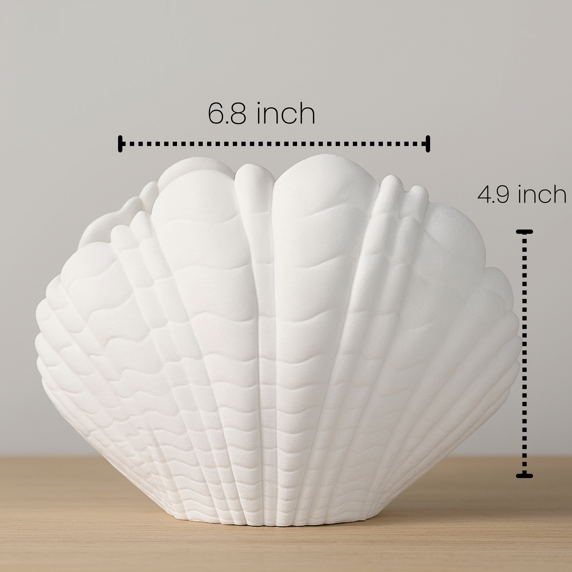 Elegant Centerpiece Shell Vase – Stunning Beach - Inspired Décor - Image 3