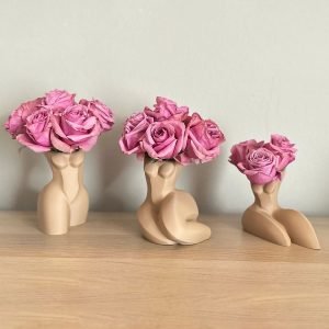 3D Printed Vase Collection, naked women Flower Pot, Boho Body Vase , Female Sculpture Vase, naked women Flower Pot