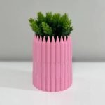 3d crayon pencil planter – fun crayon for plants & pens