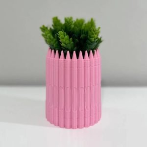3D printed planter Crayon Pencil, Holder Cup for Your Home and Office, makeup brush holder, teacher pencil holder, Love planter Gifts