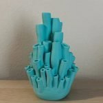coral vase decor ocean inspired accent piece