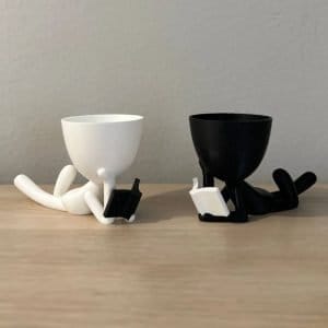 People Planter Book Reader - Pots With Drainage - People Planter pot - Suculenta Planter - Book Ends - Plant Pot - Gift - Reading Book
