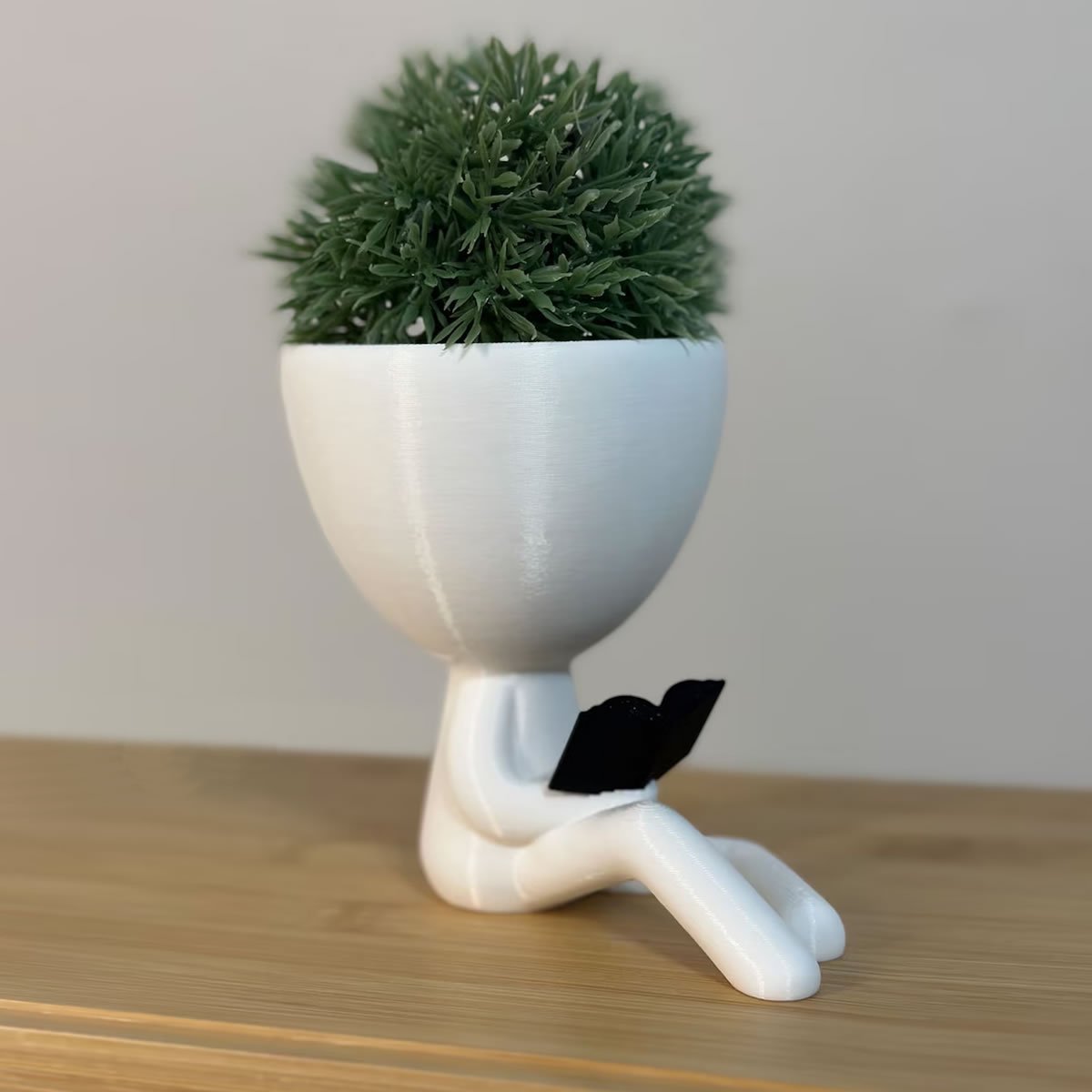 People Planter Book Reader - Pots With Drainage - Image 2