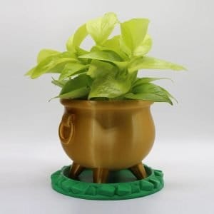 Witch Cauldron Planter Pots With Drainage - FREE SPOON and Drain Tray -  Home Decor - Hoco Pucus 3D printed planter