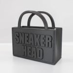 3D Printed Sneaker Head Vase, Purse Flower Vase