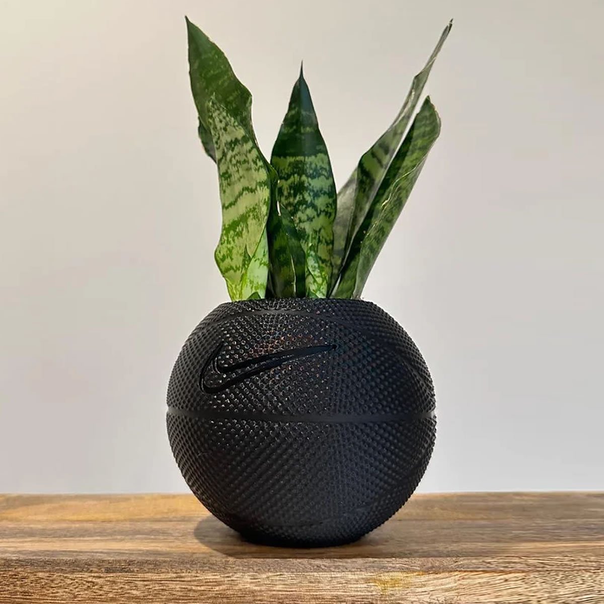 Basketball Planter Pot 3D Printed With Drainage Hole - Makeup Brush & Pen Holder - Image 9