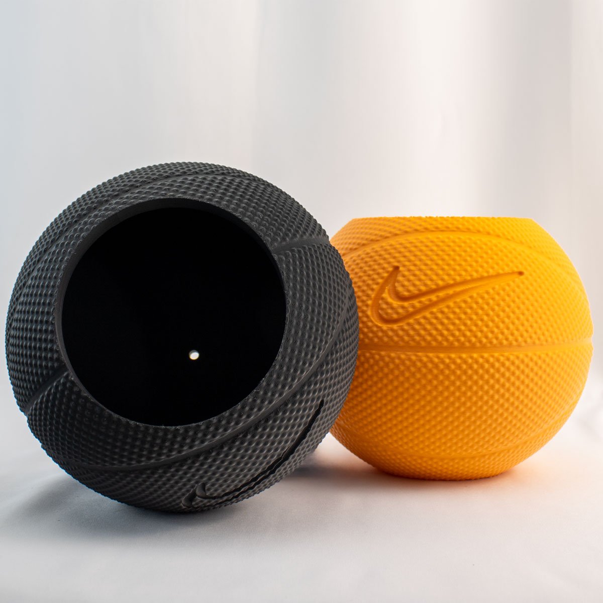 Basketball Planter Pot 3D Printed With Drainage Hole - Makeup Brush & Pen Holder - Image 5