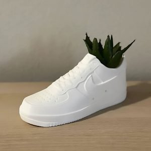 Sneakers Shoes Low Planter Pot 3D Printed- Pen Holder & Pencil Holders- Plant Pot for Indoor Plants - Unique Planter For Indoor With Drainage Hole - MADE IN USA
