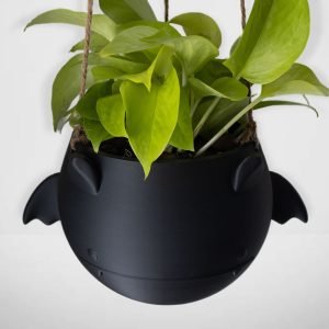 bat hanging planter